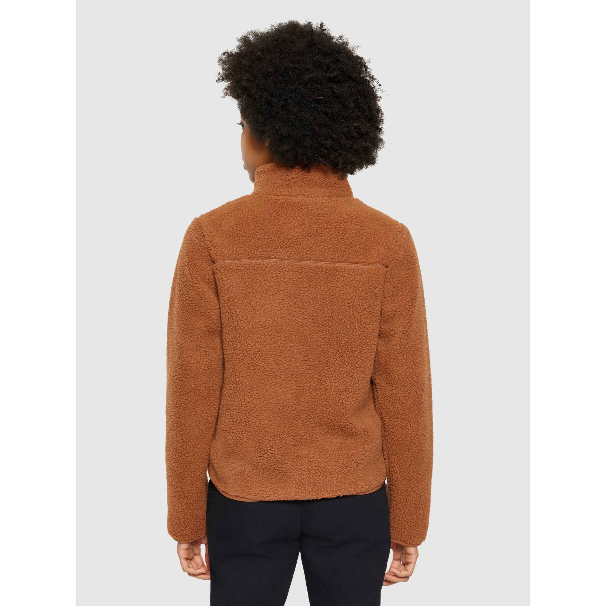 Teddyfleece Jacke HIGH NECK aus recyceltem Polyester