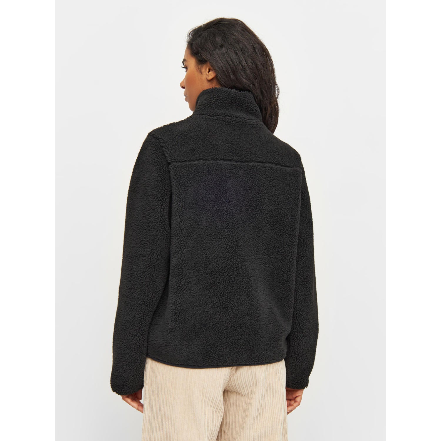 Teddyfleece Jacke HIGH NECK aus recyceltem Polyester