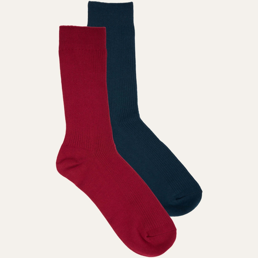 2-Pack Socken CLASSIC mit Bio-Baumwolle und recyceltem Polyester