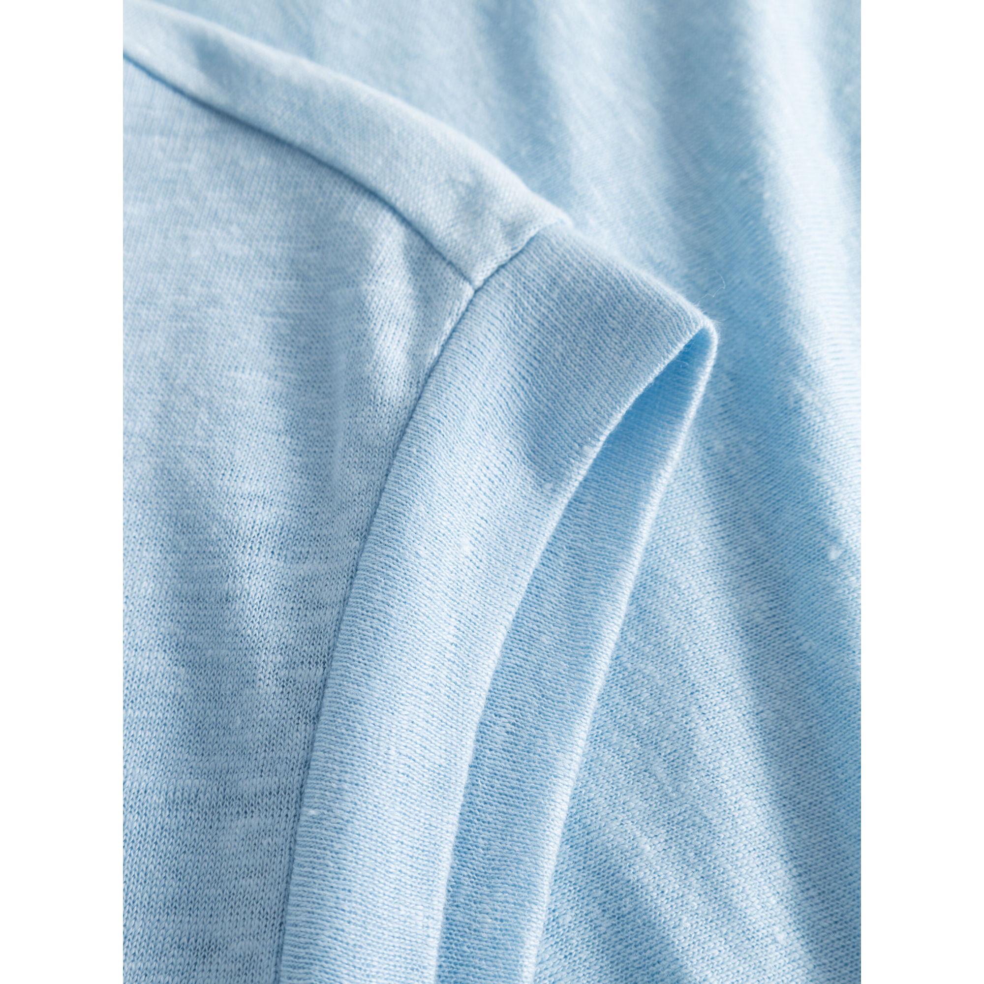 T-Shirt LOOSE FOLD UP aus Bio-Leinen