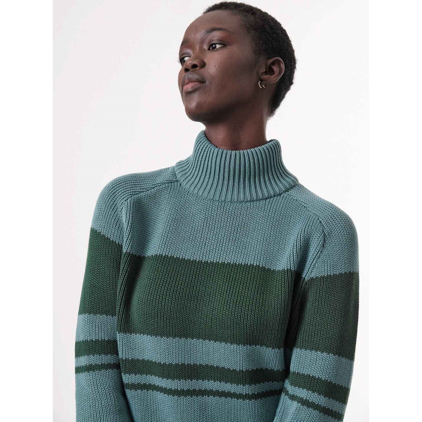 Colourblock Pullover aus Bio-Baumwolle