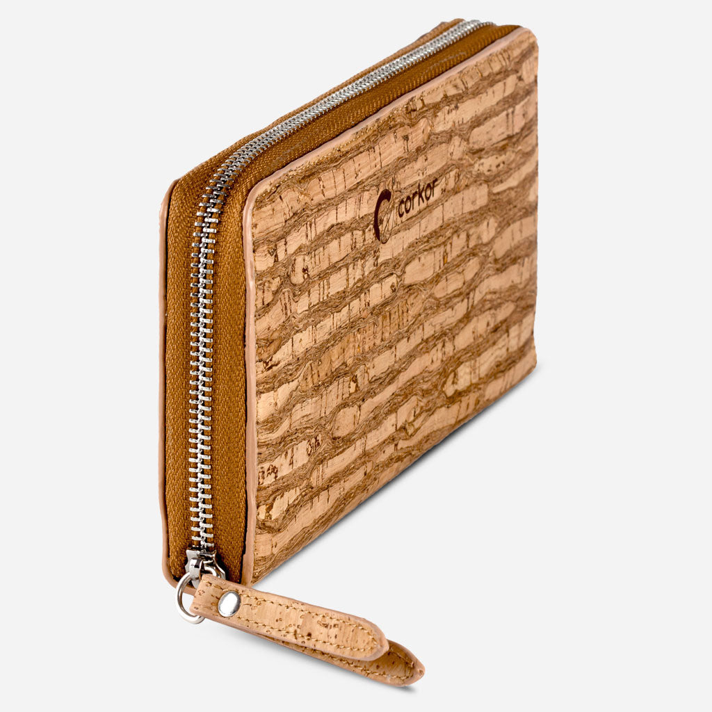 Portemonnaie Lang ZEBRA aus Kork