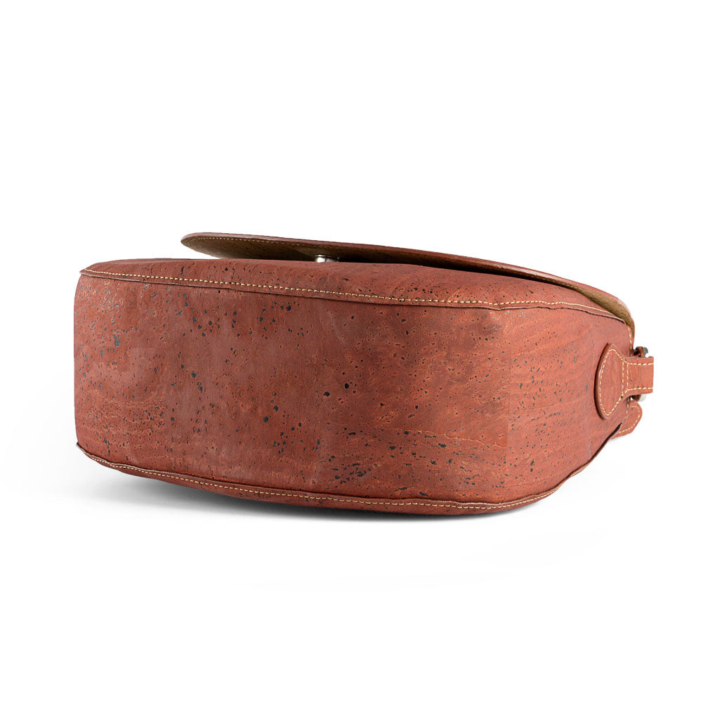 Kork Umhängetasche SADDLE BAG - Red