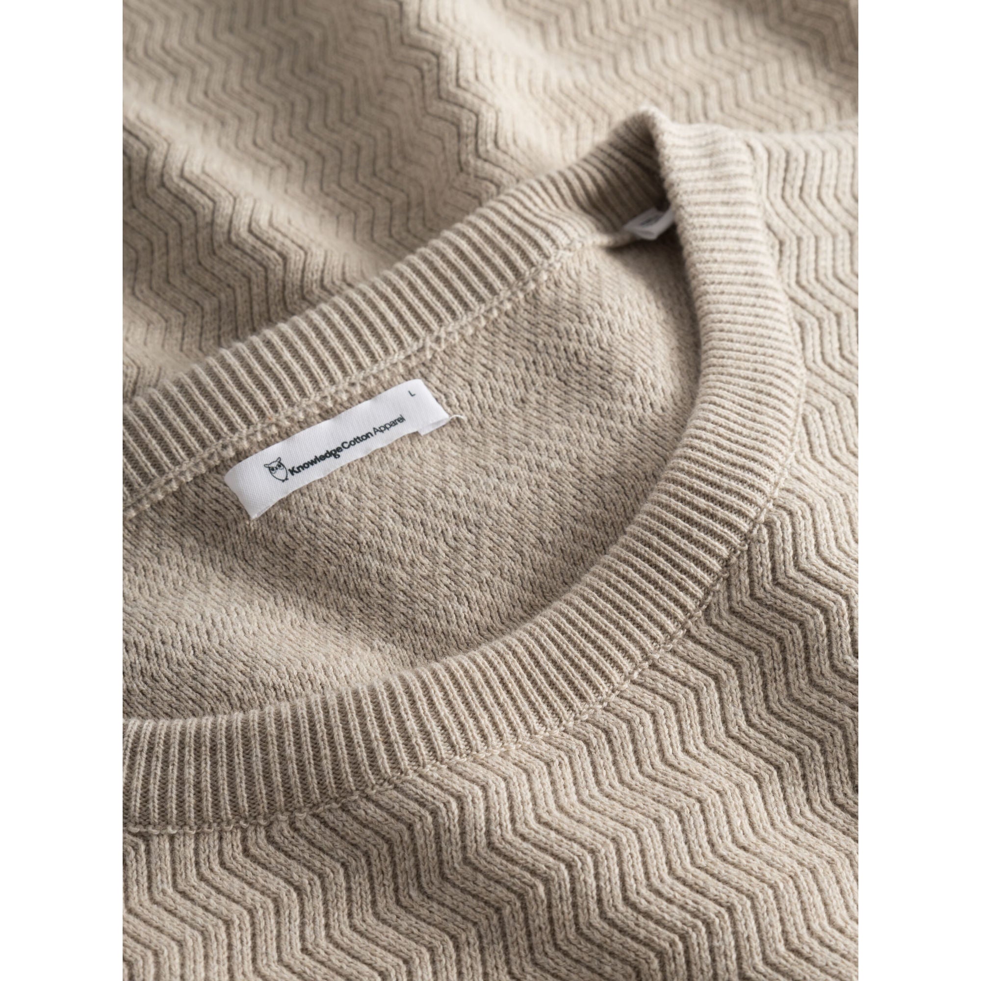 Strickpullover ZIG-ZAG aus Bio-Baumwolle