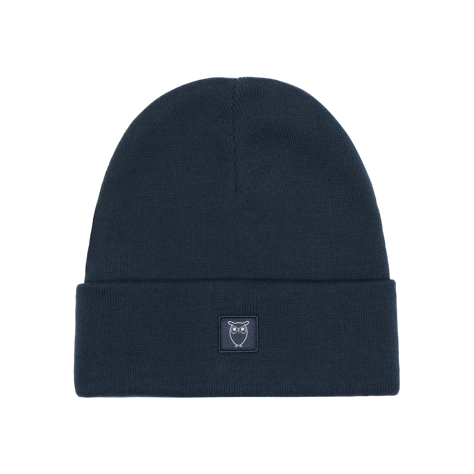 Strick-Beanie KNITTED RIB aus Bio-Baumwolle