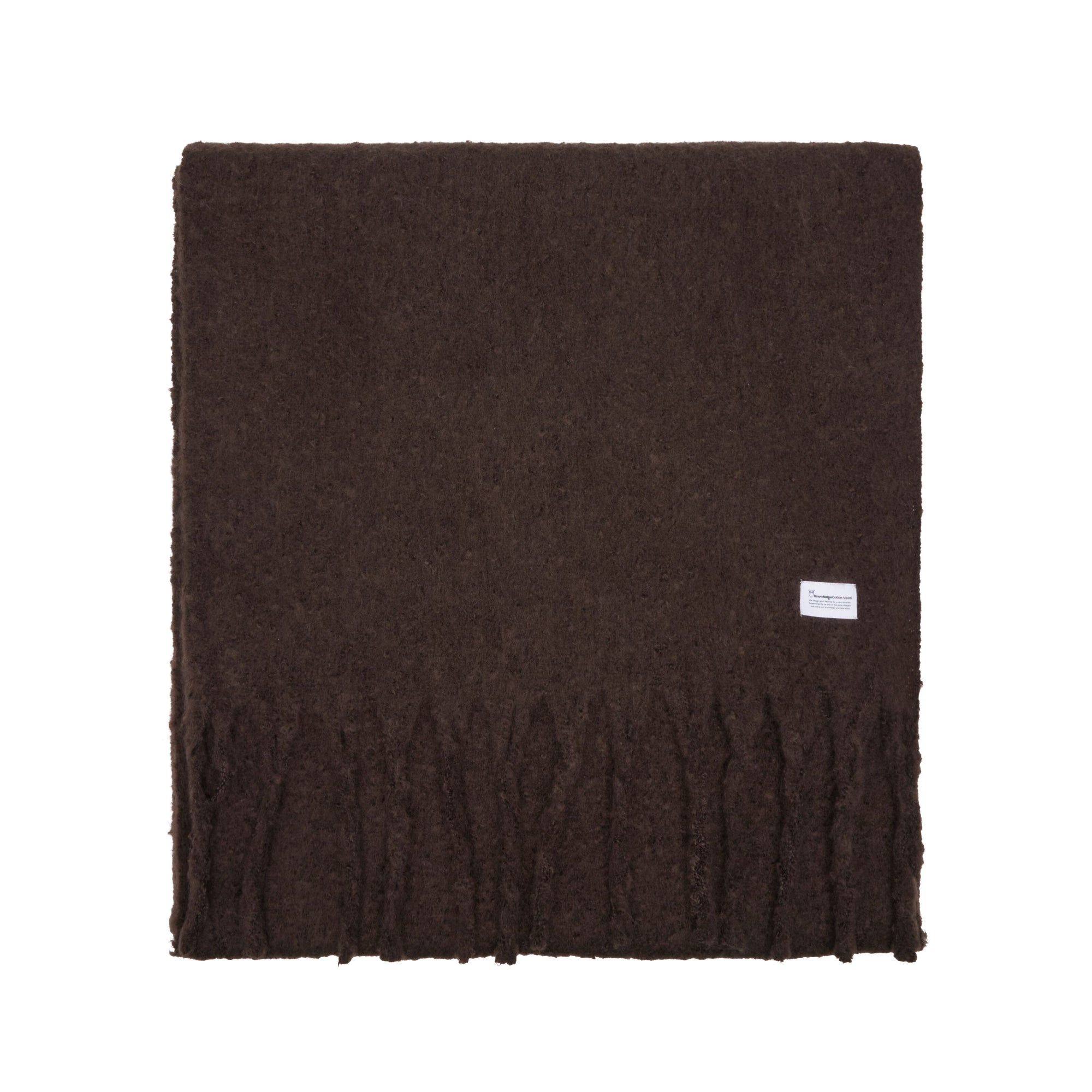 Karierter Schal aus recyceltem Polyester