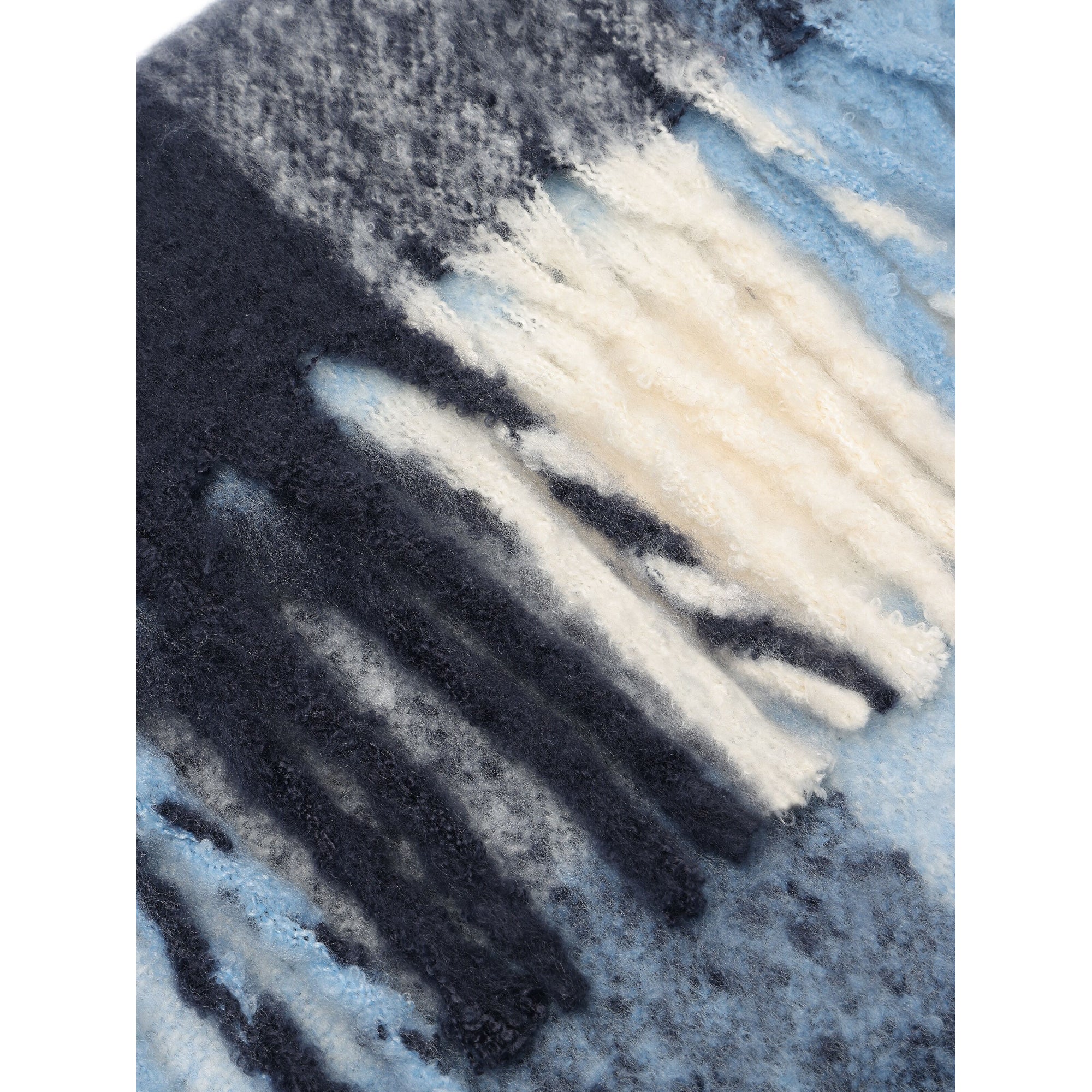 Karierter Schal aus recyceltem Polyester
