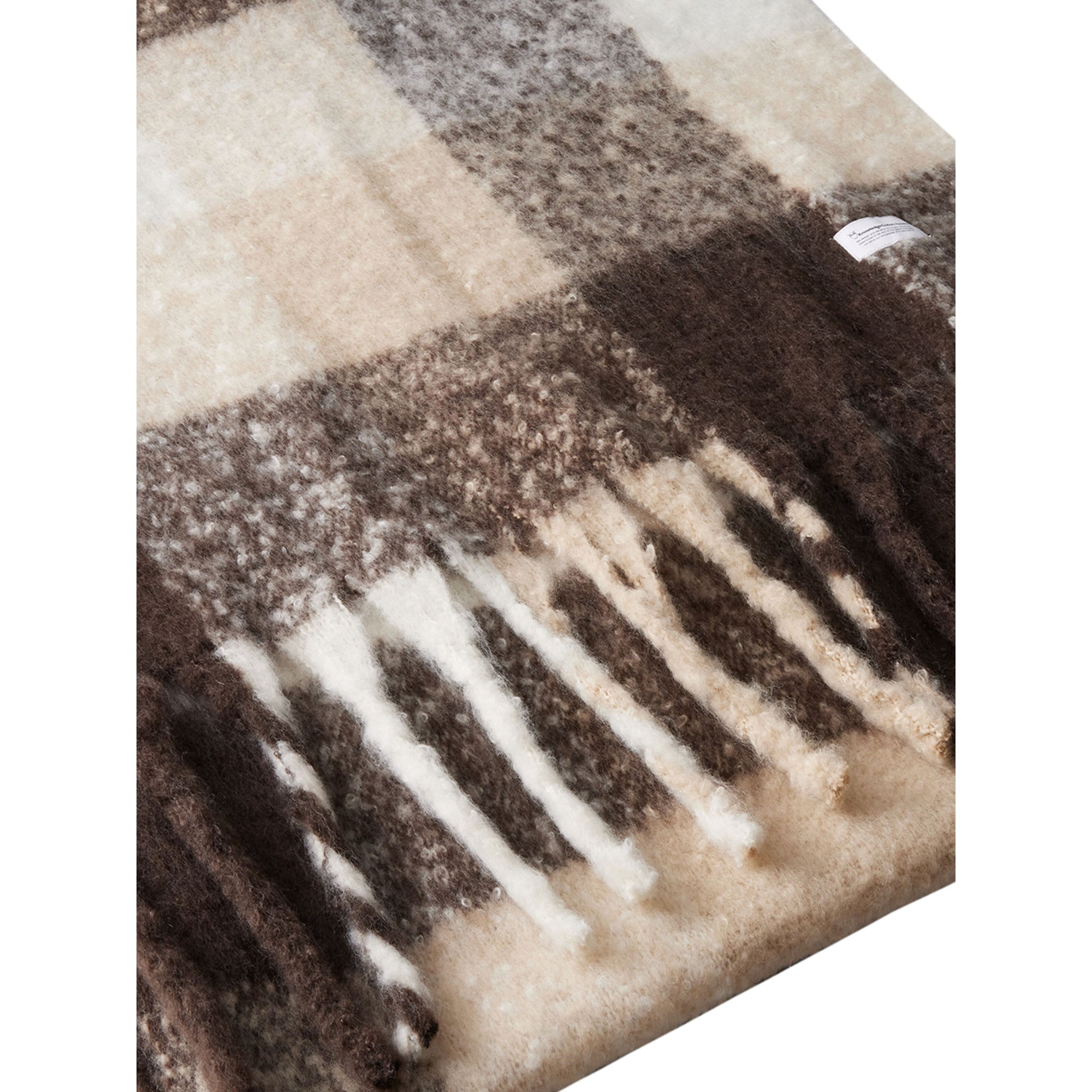Karierter Schal aus recyceltem Polyester