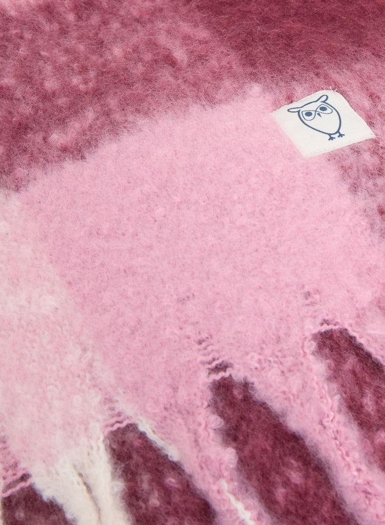 Großer Schal mit Fransen aus recyceltem Polyester
