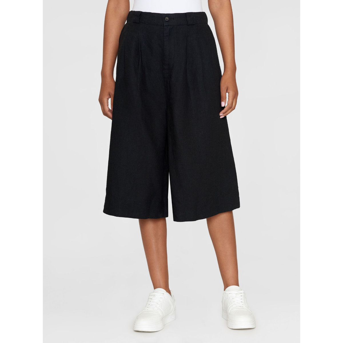 High-Waist Culotte EVE aus Bio-Leinen