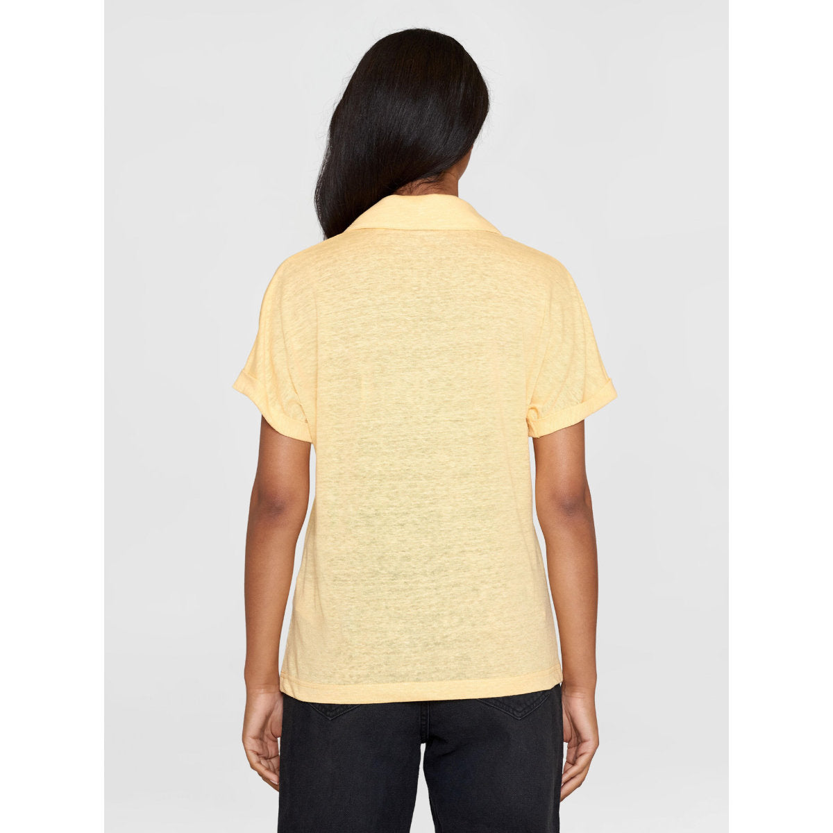 Poloshirt BAT SLEEVE aus Bio-Leinen