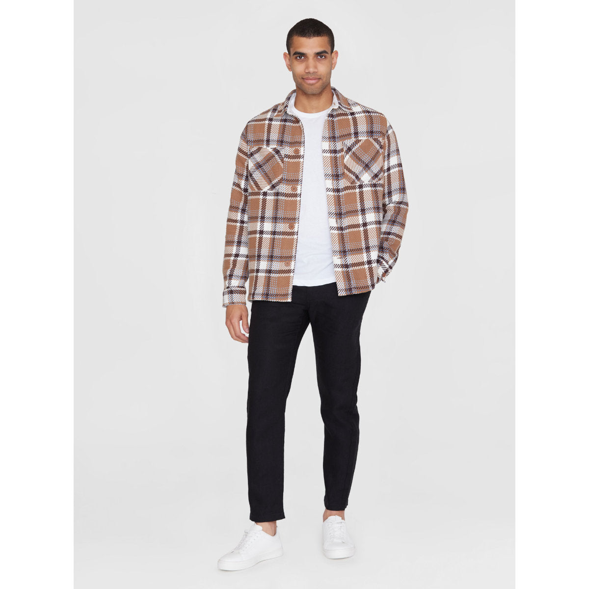 Kariertes Overshirt CHECKED aus Bio-Baumwolle