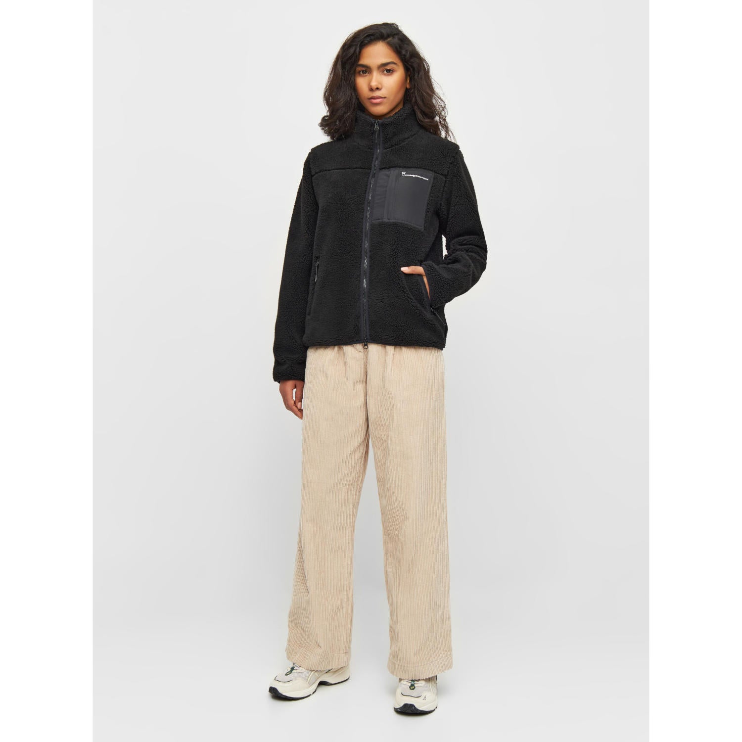 Teddyfleece Jacke HIGH NECK aus recyceltem Polyester