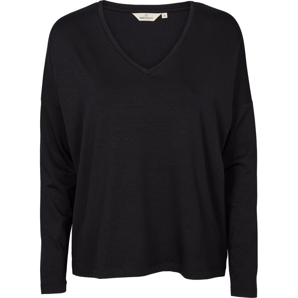 Langarmshirt V-Neck JOLINE aus Tencel™