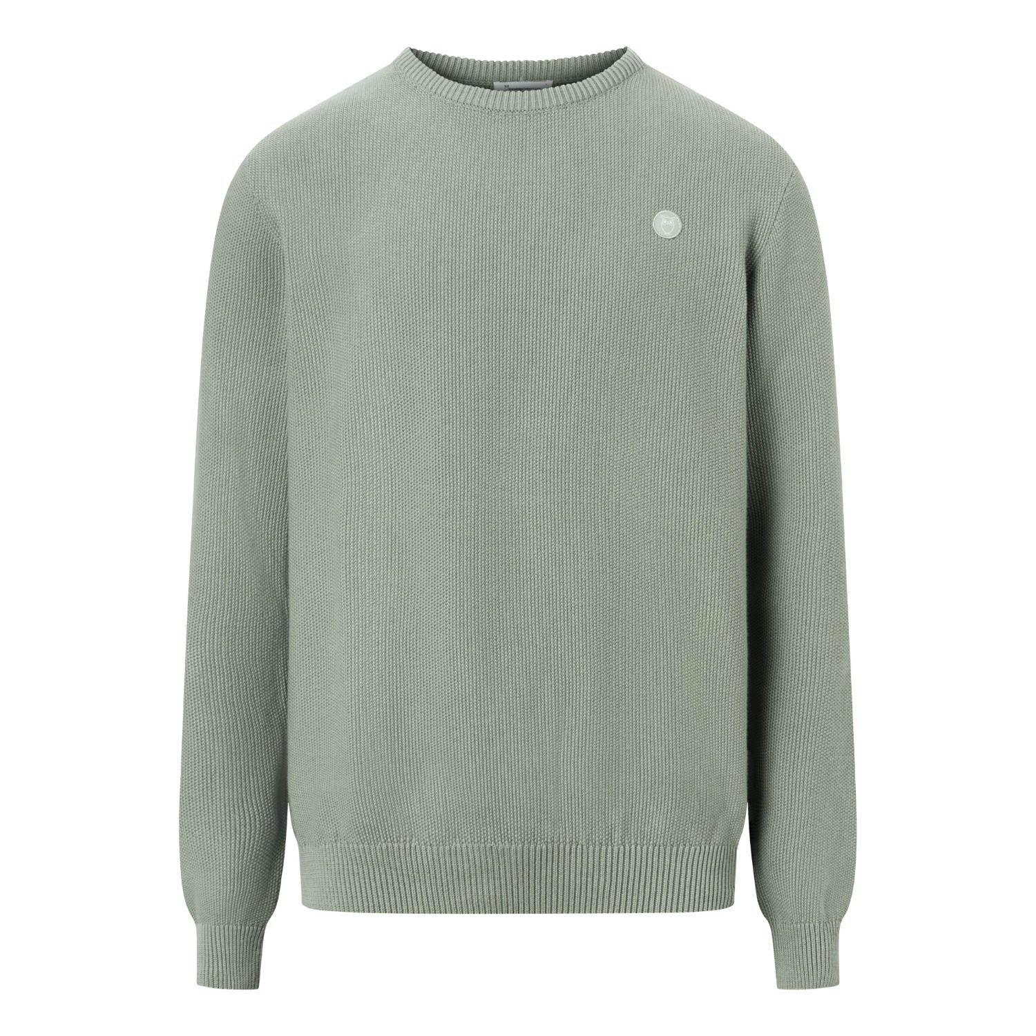 Strick-Pullover PIQUE BADGE aus Bio-Baumwolle