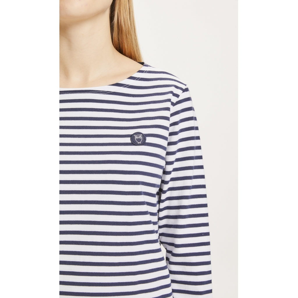 Langarmshirt VIOLET mit Streifen