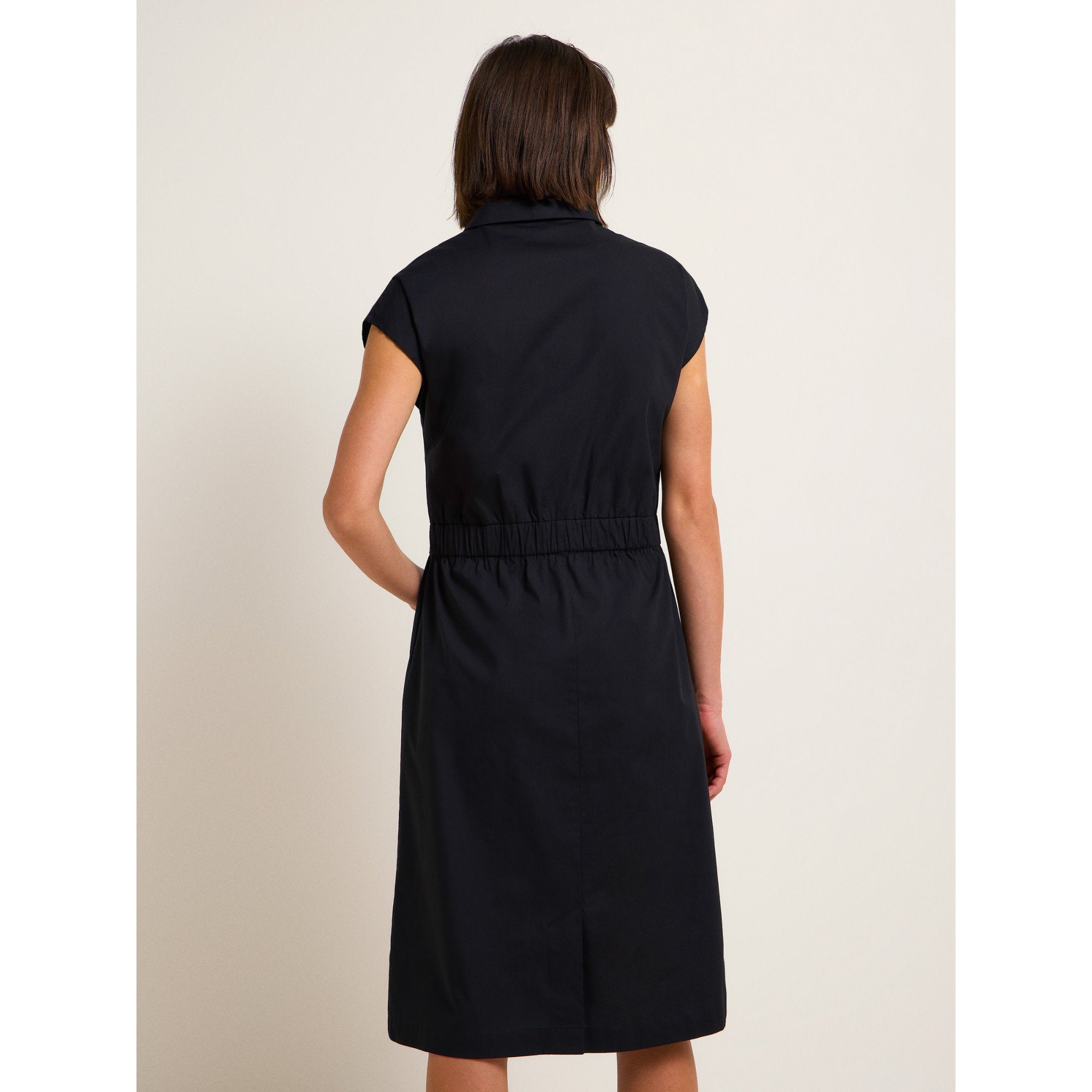 Kleid mit Stehkragen aus Bio-Baumwolle