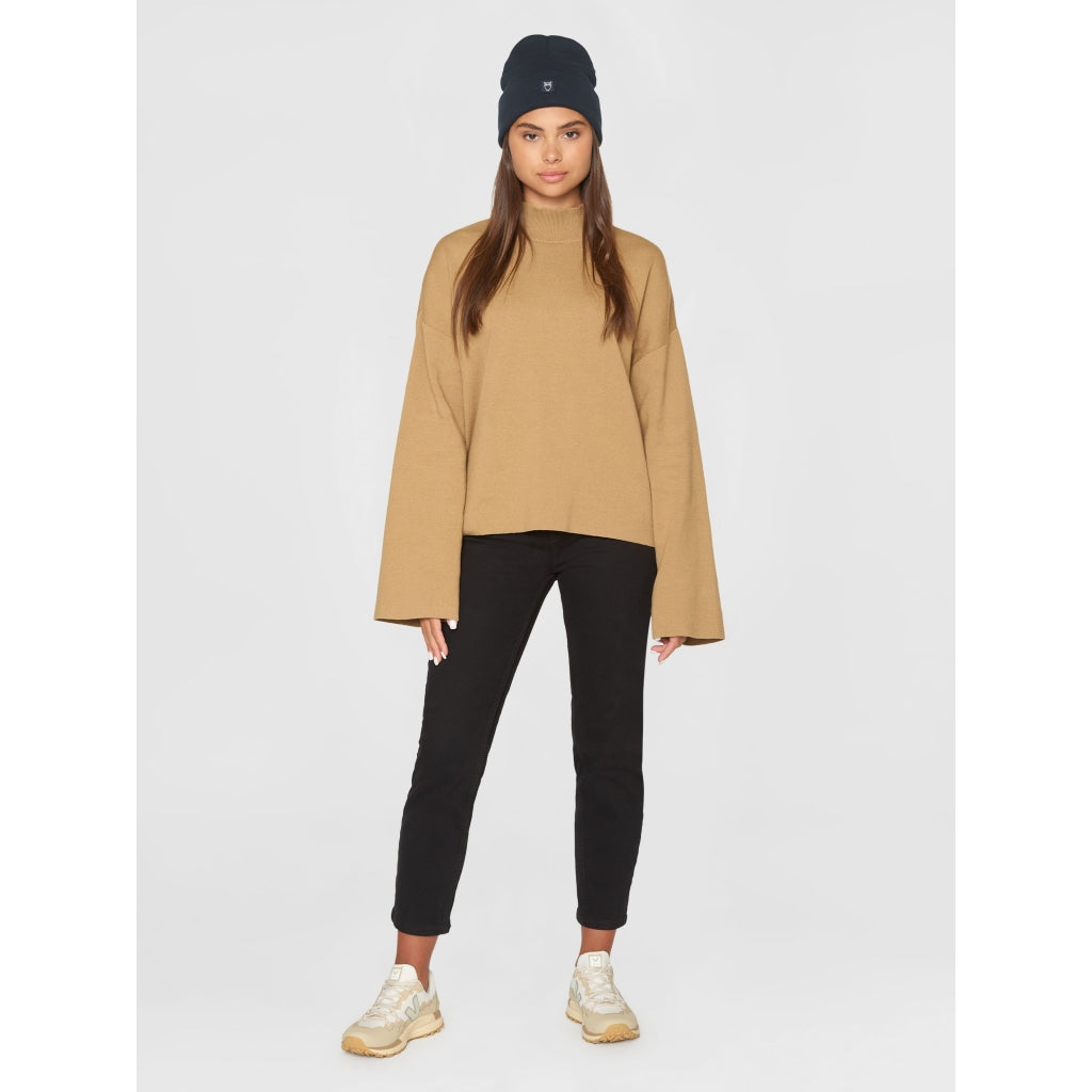 Strick-Beanie KNITTED RIB aus Bio-Baumwolle