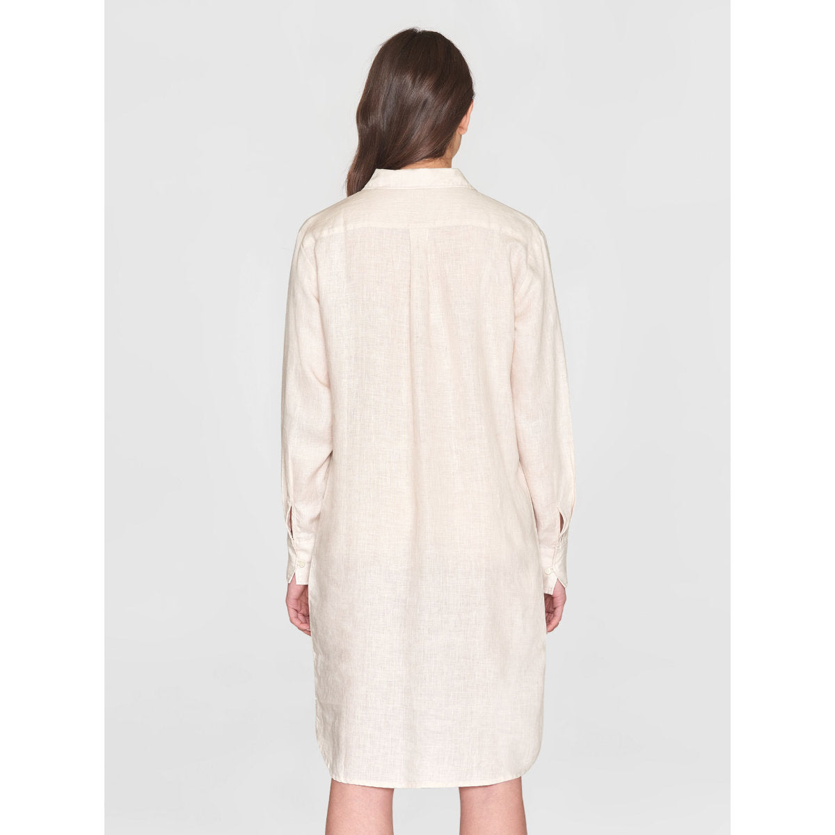 Langarm Hemdkleid CLASSIC aus Bio-Leinen