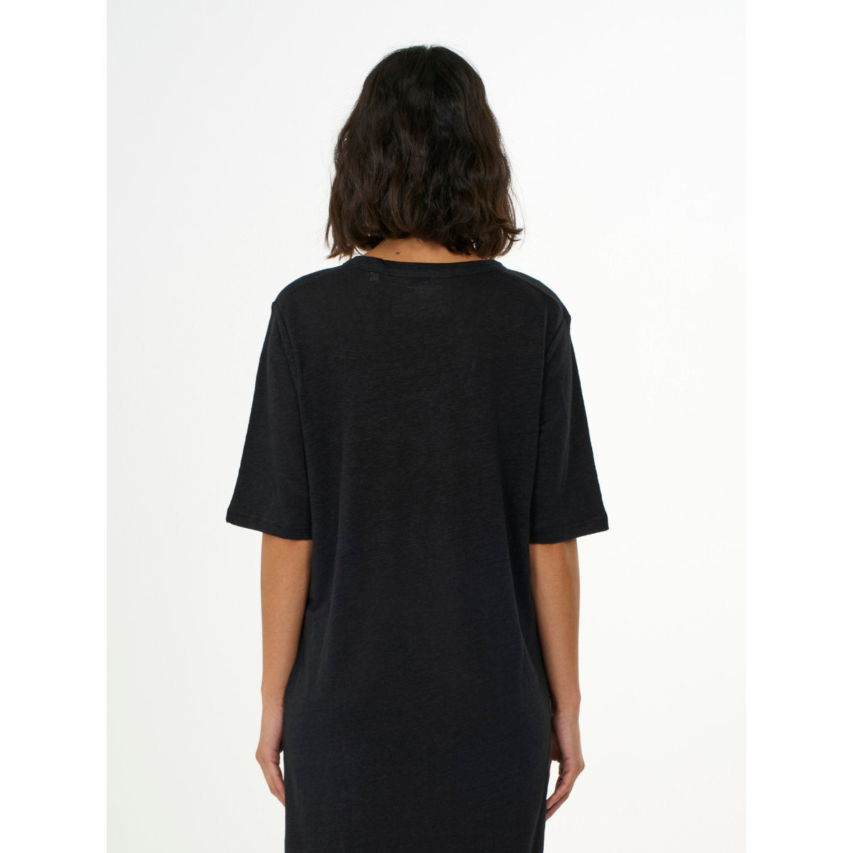 Leinenkleid SHORT SLEEVED aus Bio-Leinen