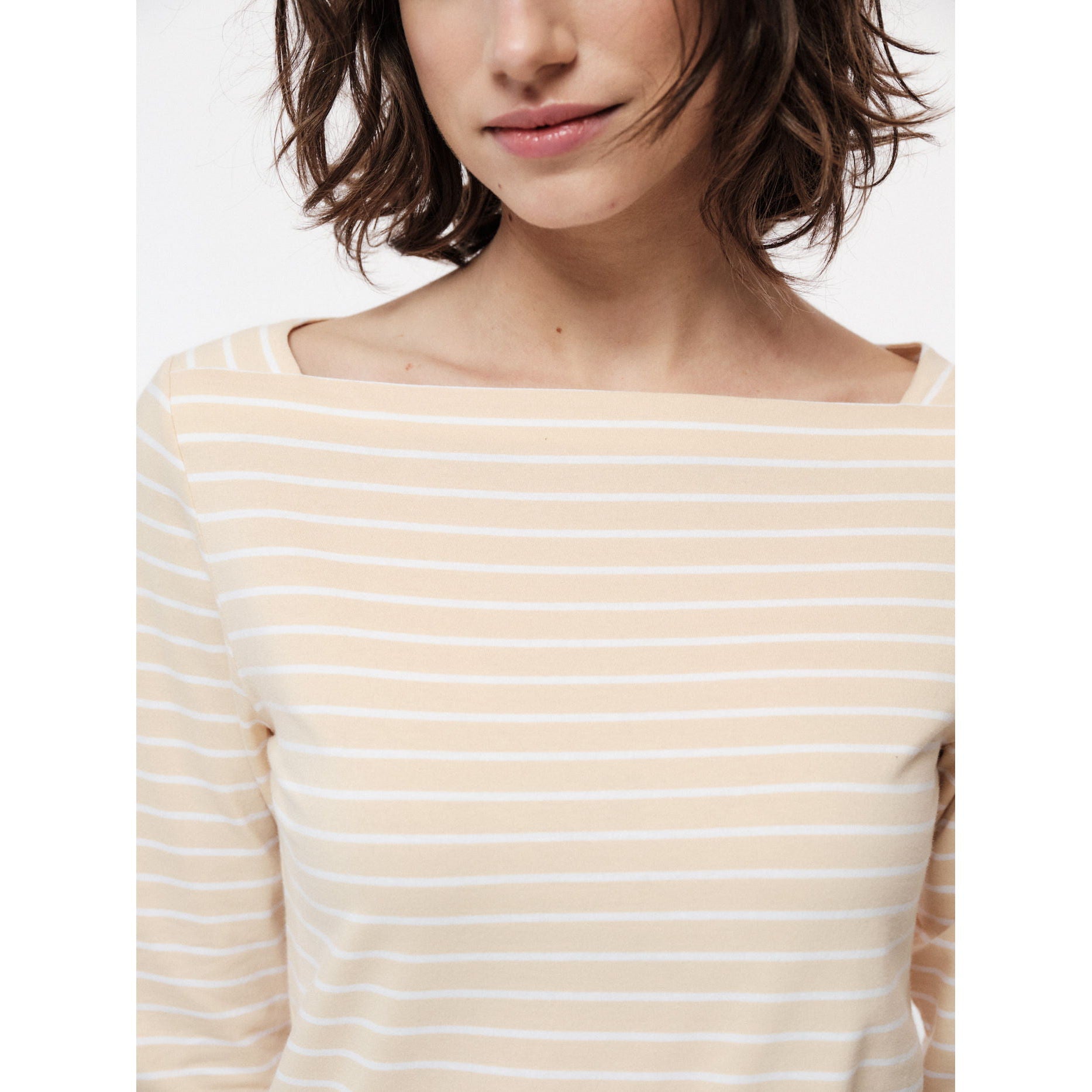 U-Boot Shirt mit Streifen aus Bio-Baumwolle