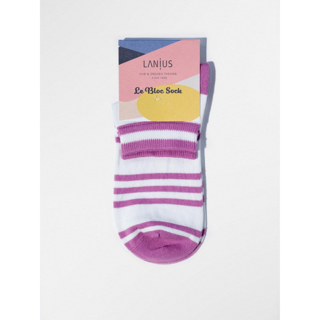 Sneaker Socken mit Streifen aus Bio-Baumwolle