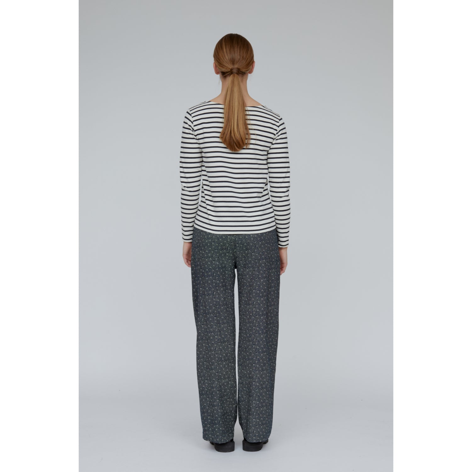 Gestreiftes Langarmshirt BRETON aus Bio-Baumwolle