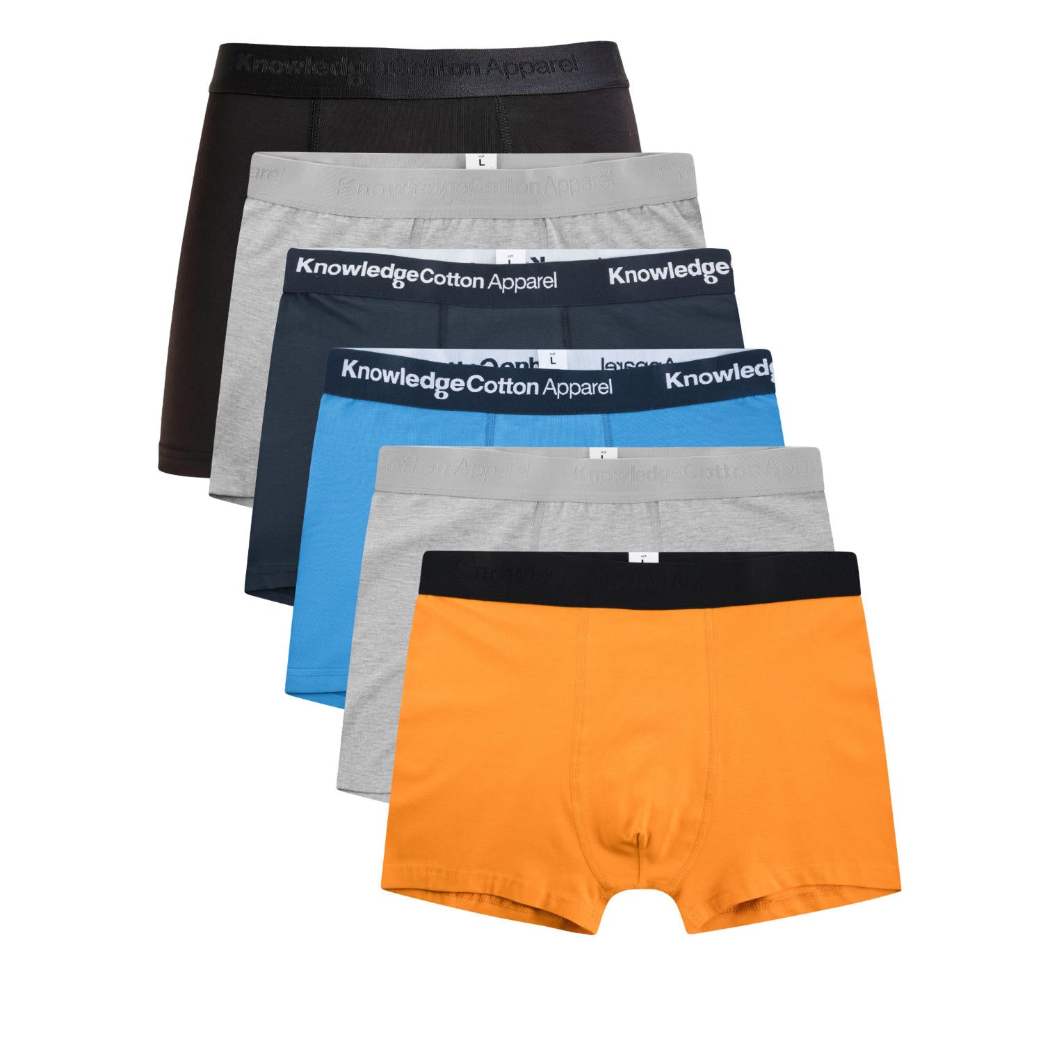 6-Pack Boxershorts MIXED aus Bio-Baumwolle