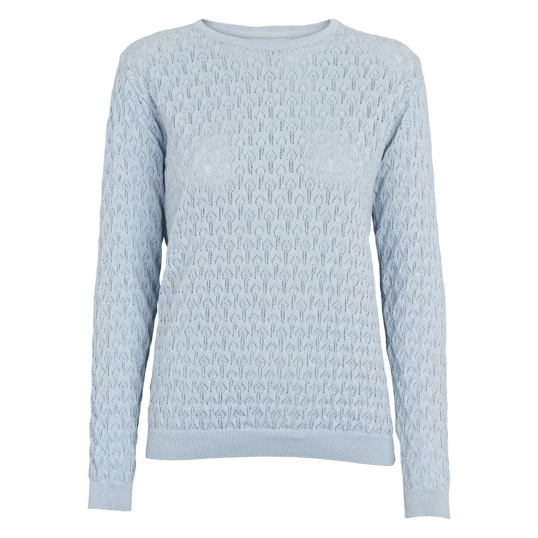 Pullover ISLA aus Bio-Baumwolle mit feinem Strickmuster