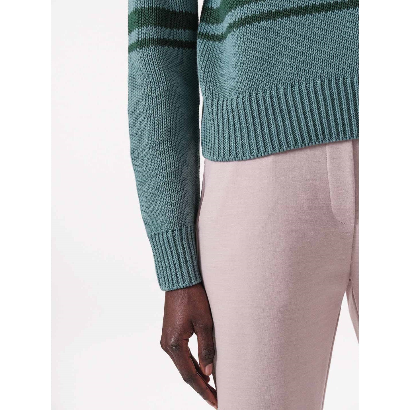 Colourblock Pullover aus Bio-Baumwolle