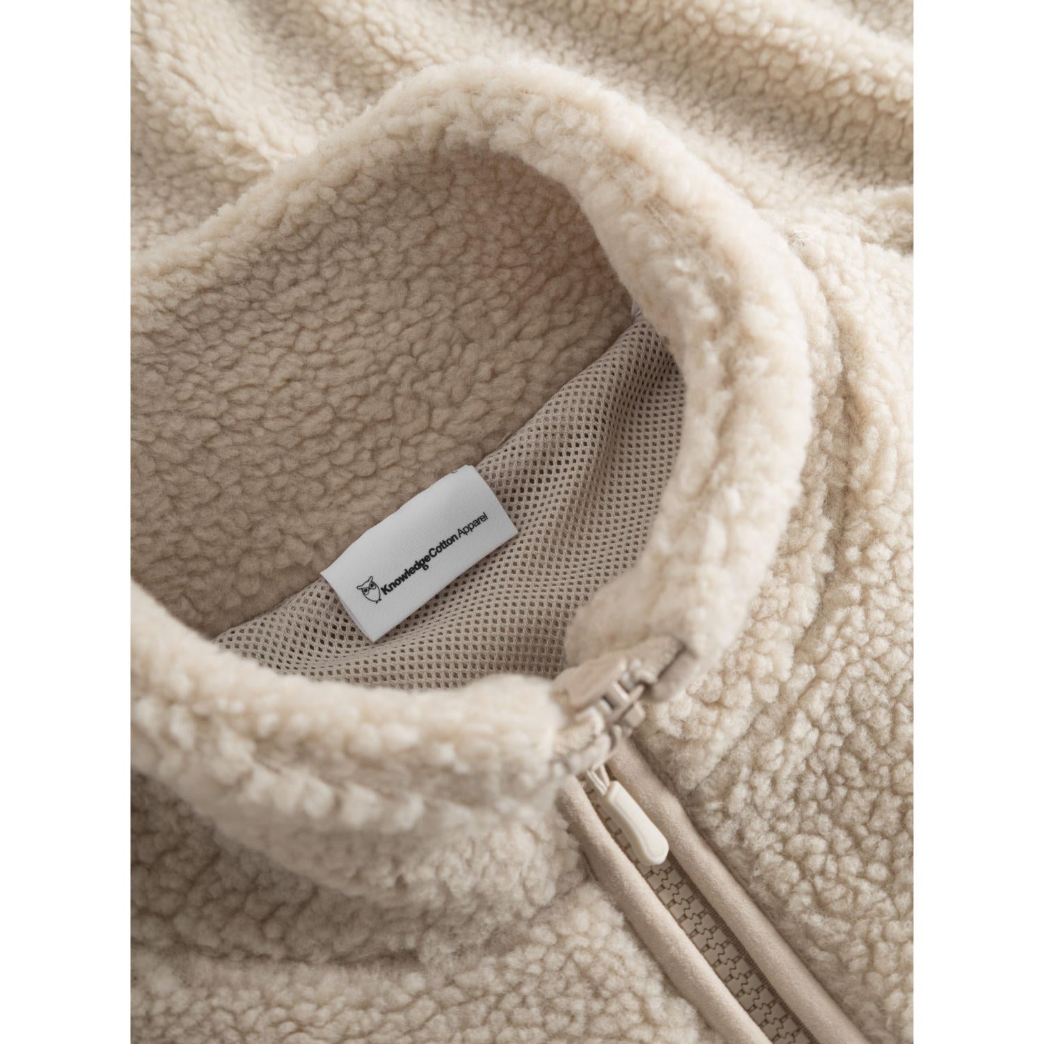 Teddyfleece Jacke HIGH NECK aus recyceltem Polyester