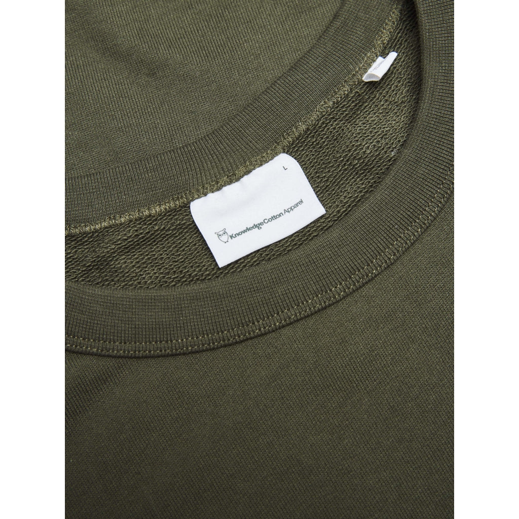 Sweat-Pullover ELM mit Badge aus Bio-Baumwolle