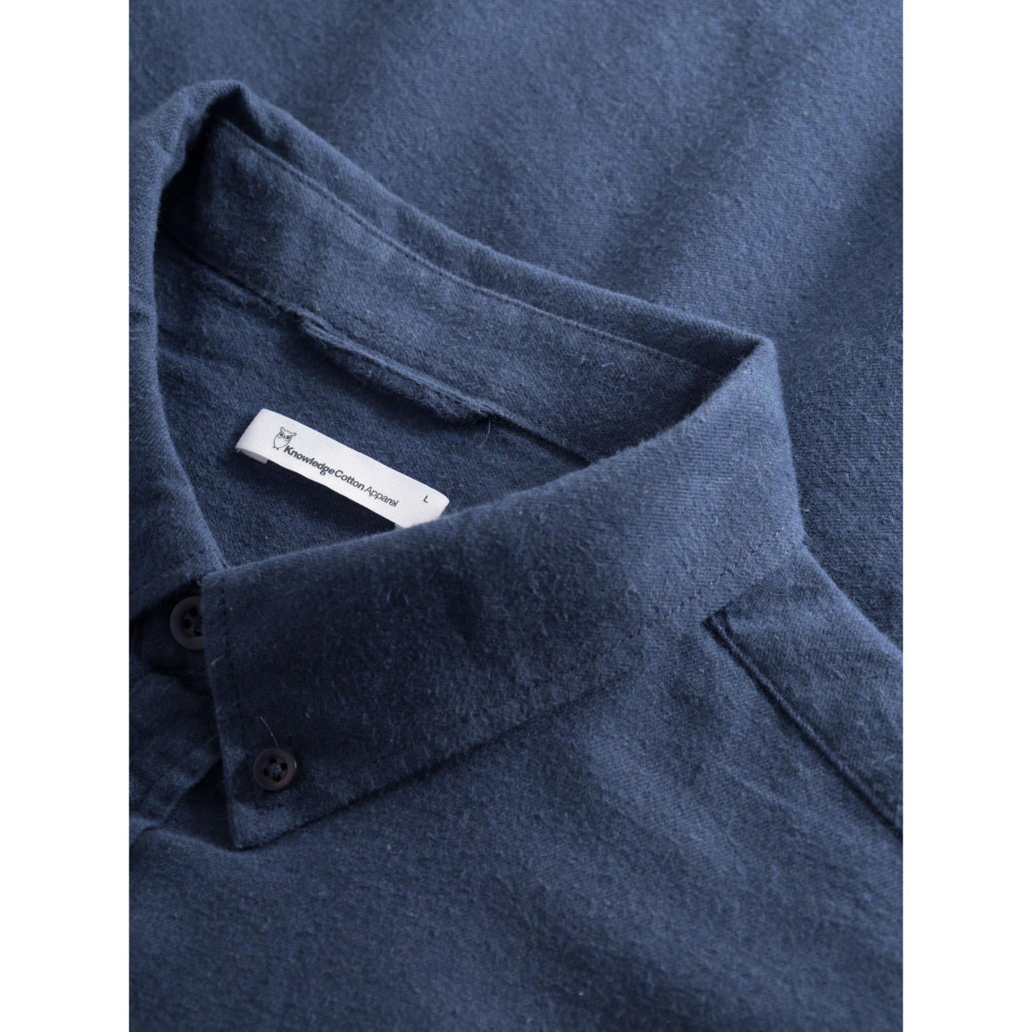 Flanell-Hemd MELANGE aus Bio-Baumwolle