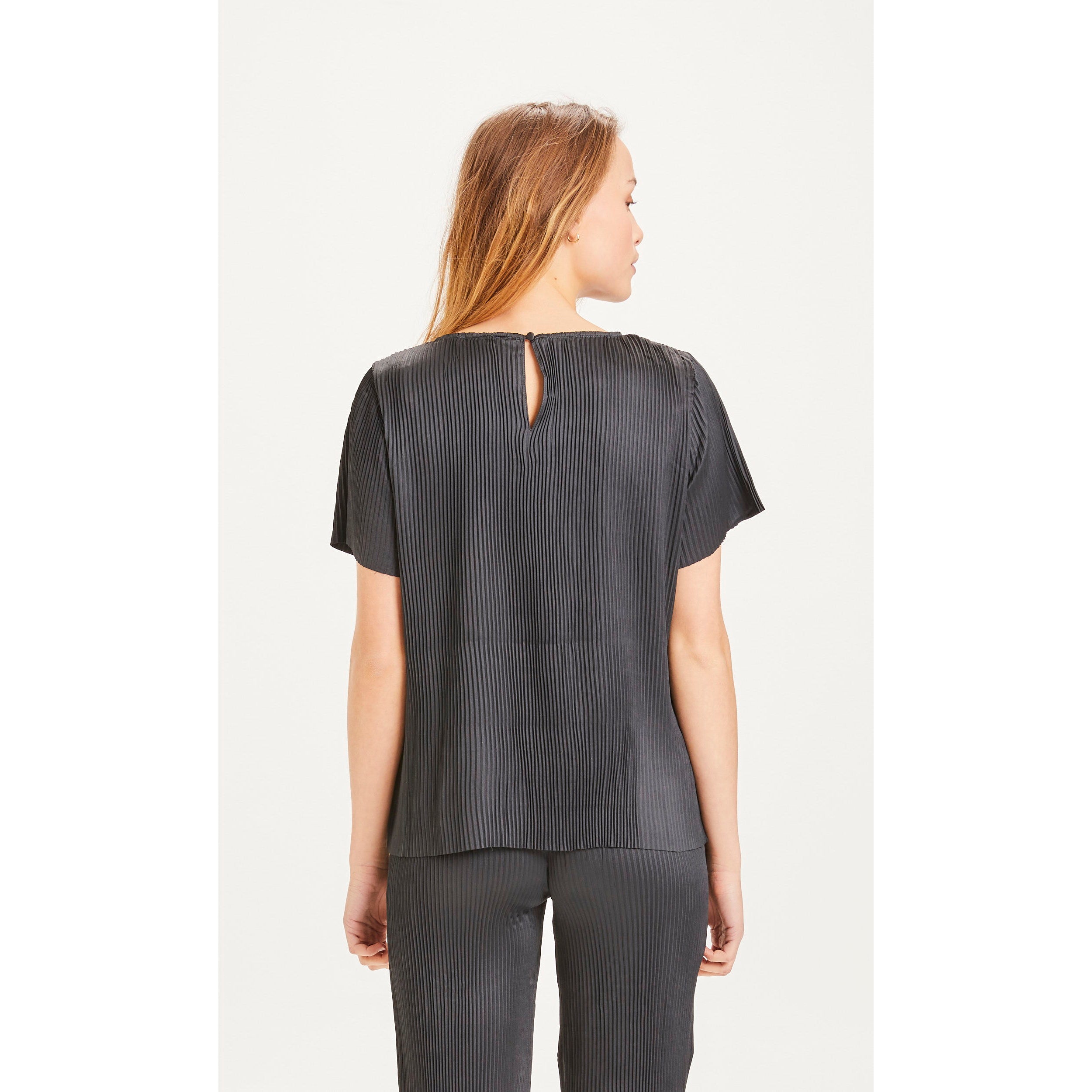 Plisseeshirt ROSA aus recyceltem Material