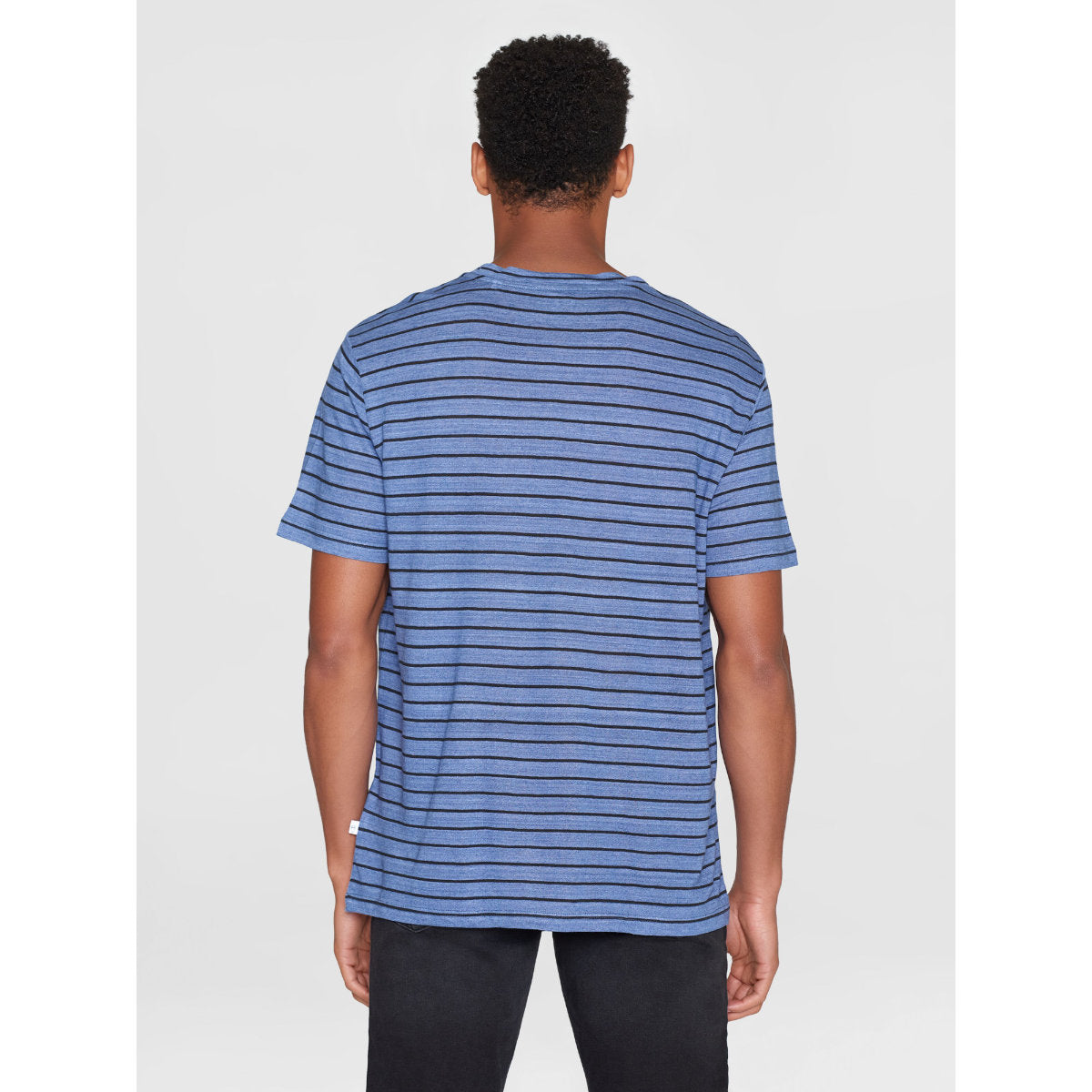 T-Shirt REGULAR STRIPED aus Leinen