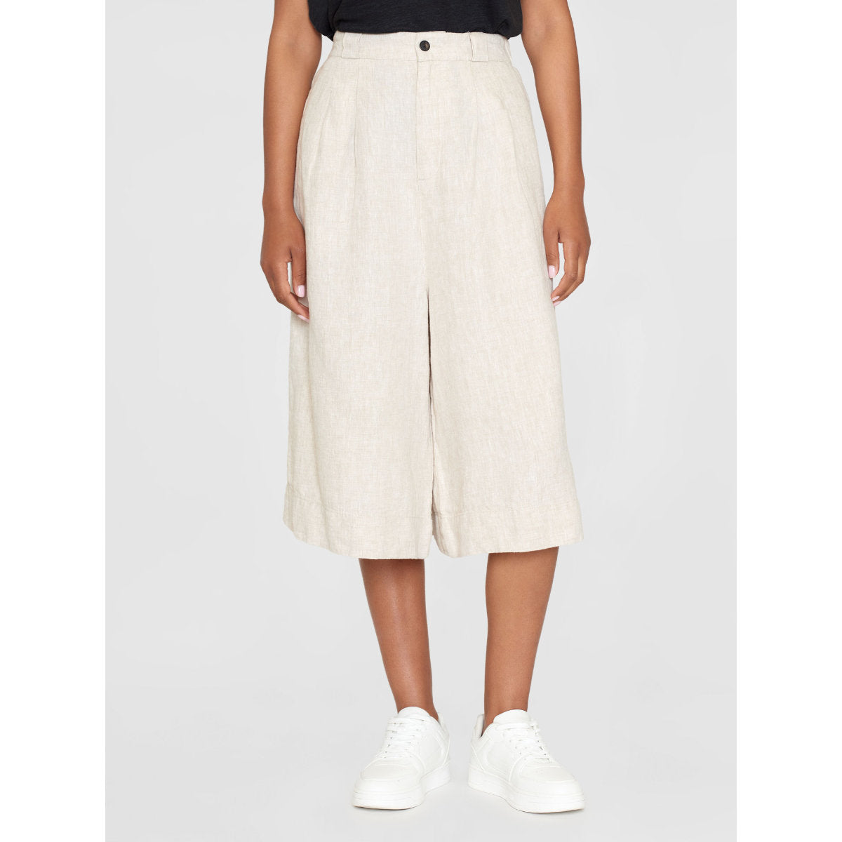 High-Waist Culotte EVE aus Bio-Leinen