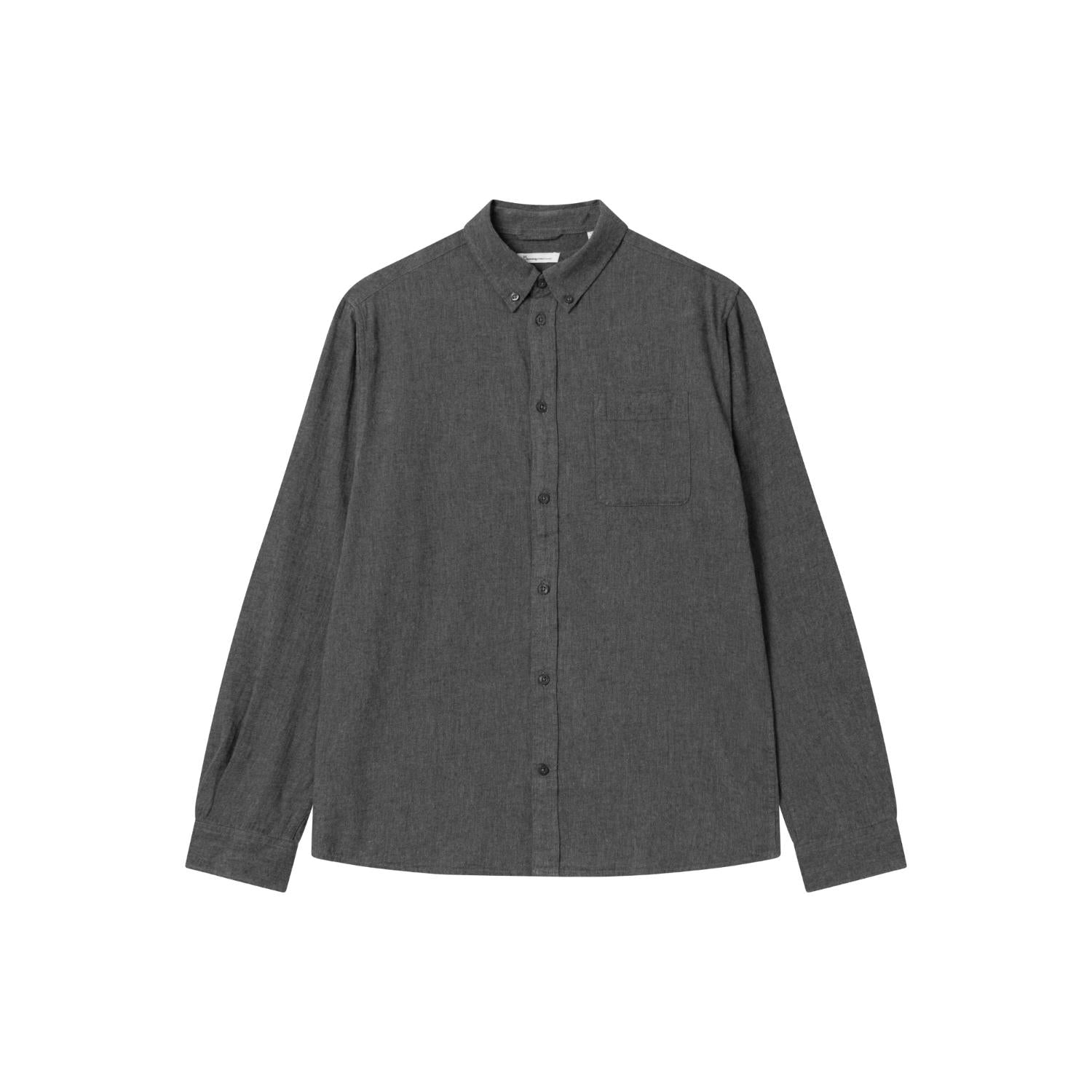 Flanell-Hemd MELANGE aus Bio-Baumwolle