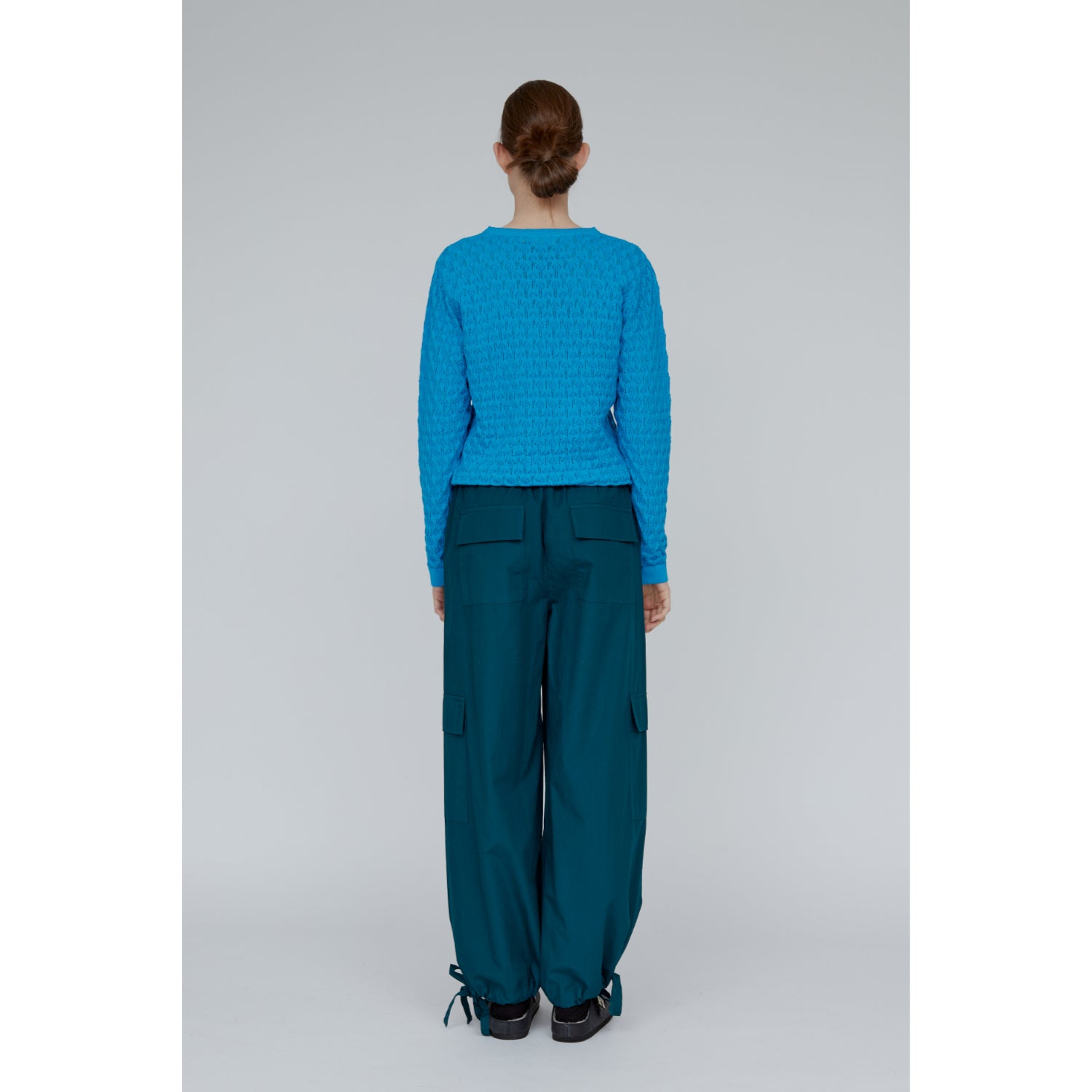 Pullover ISLA aus Bio-Baumwolle mit feinem Strickmuster