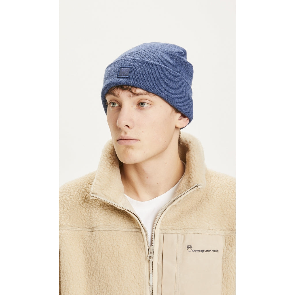 Strickmütze LEAF aus recyceltem Post-Consumer-Polyester