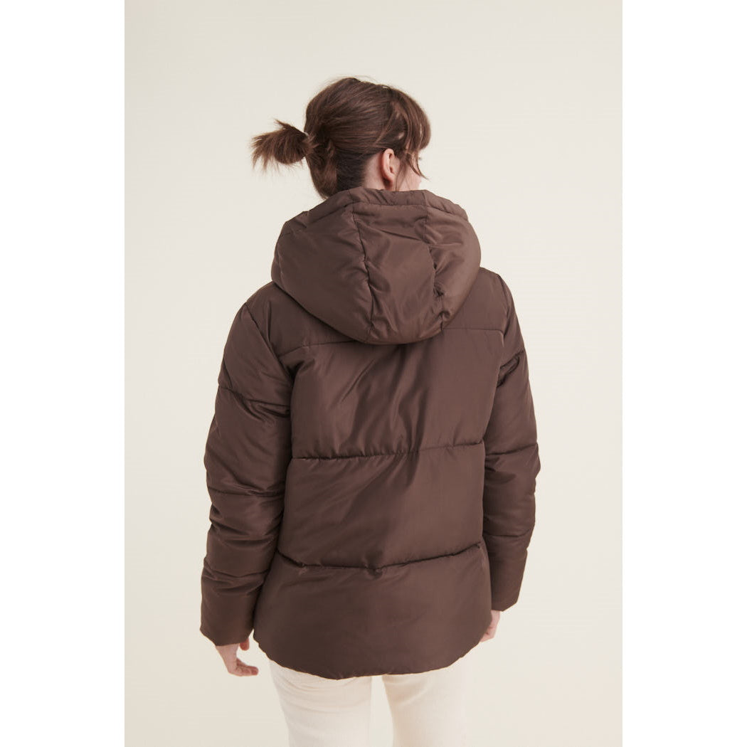 Kurze Pufferjacke DAGMAR aus recyceltem Polyester