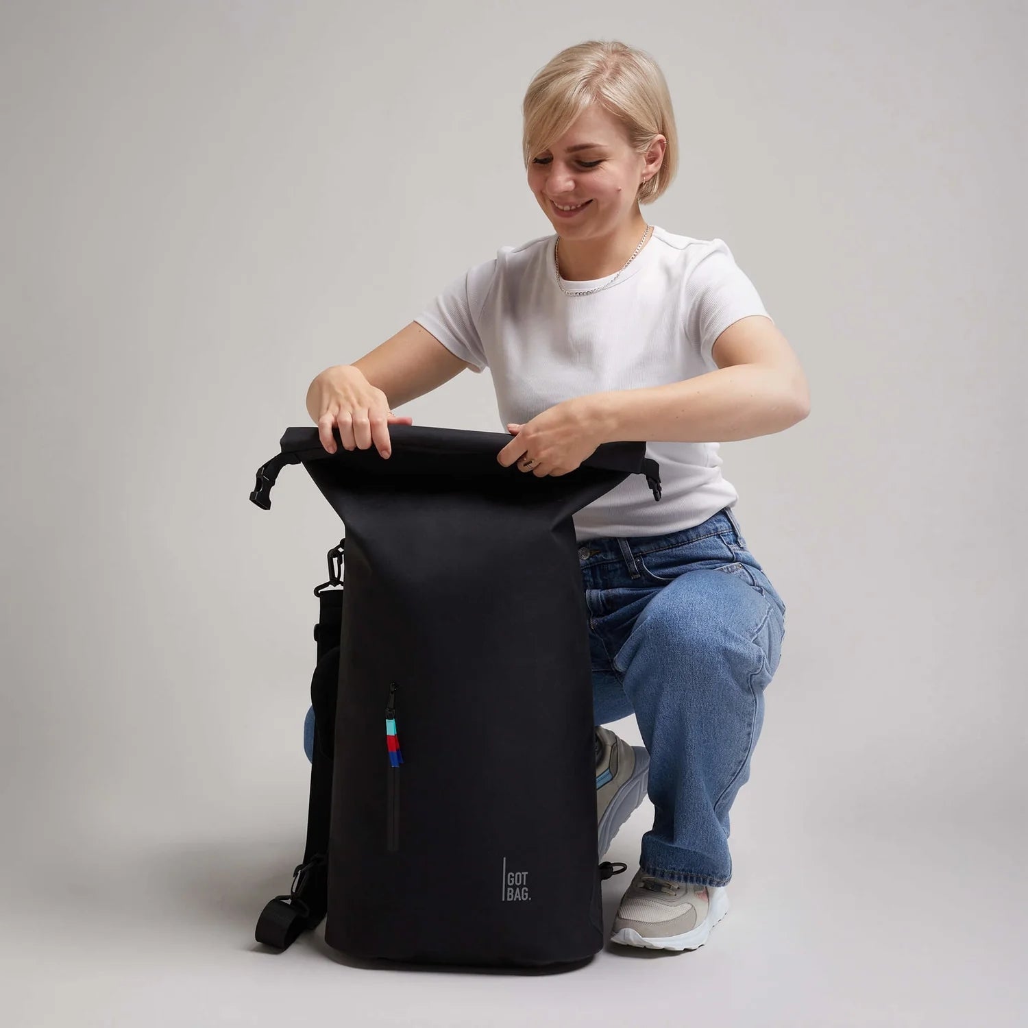 Dry Bag Tasche mit Ocean Impact Plastic