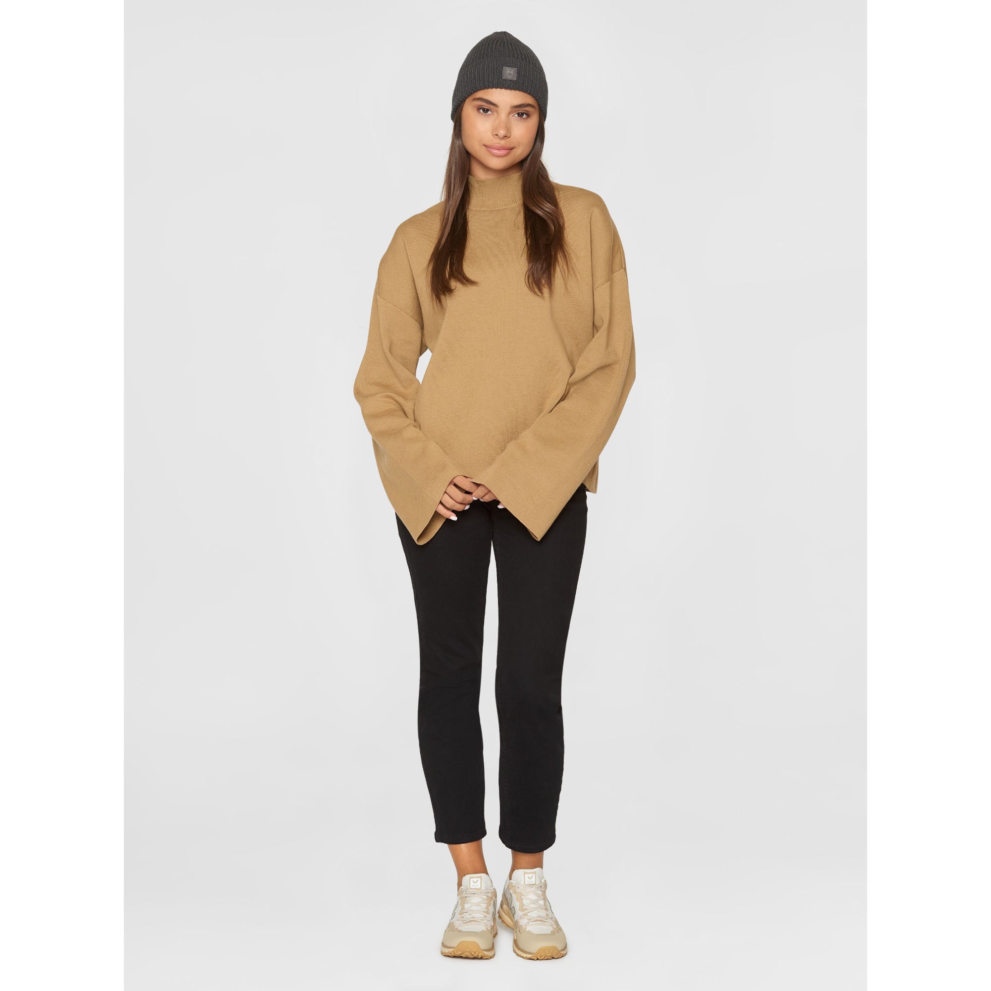 Strickmütze RIB HAT LEAF aus Bio-Baumwolle