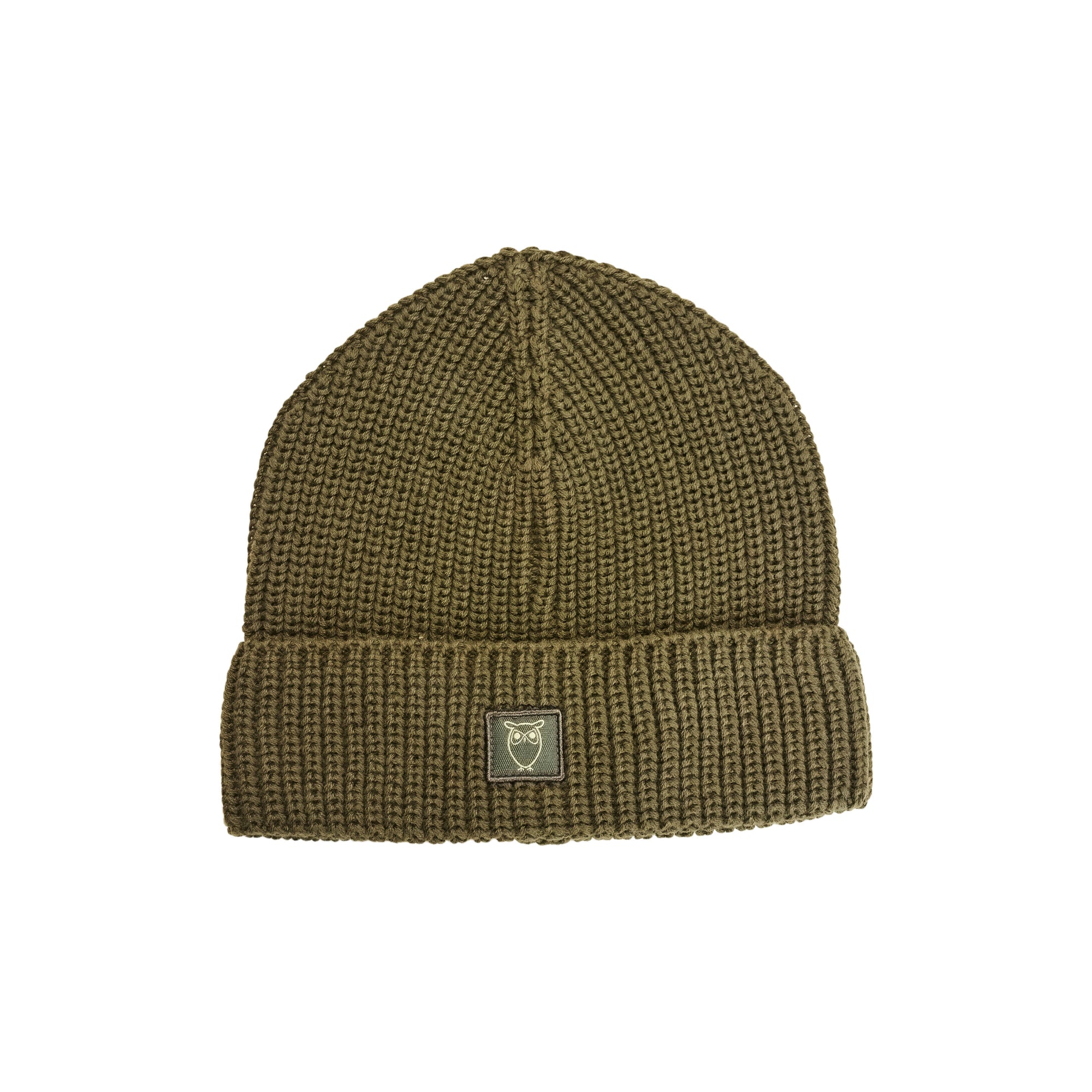 Strickmütze RIB HAT LEAF aus Bio-Baumwolle