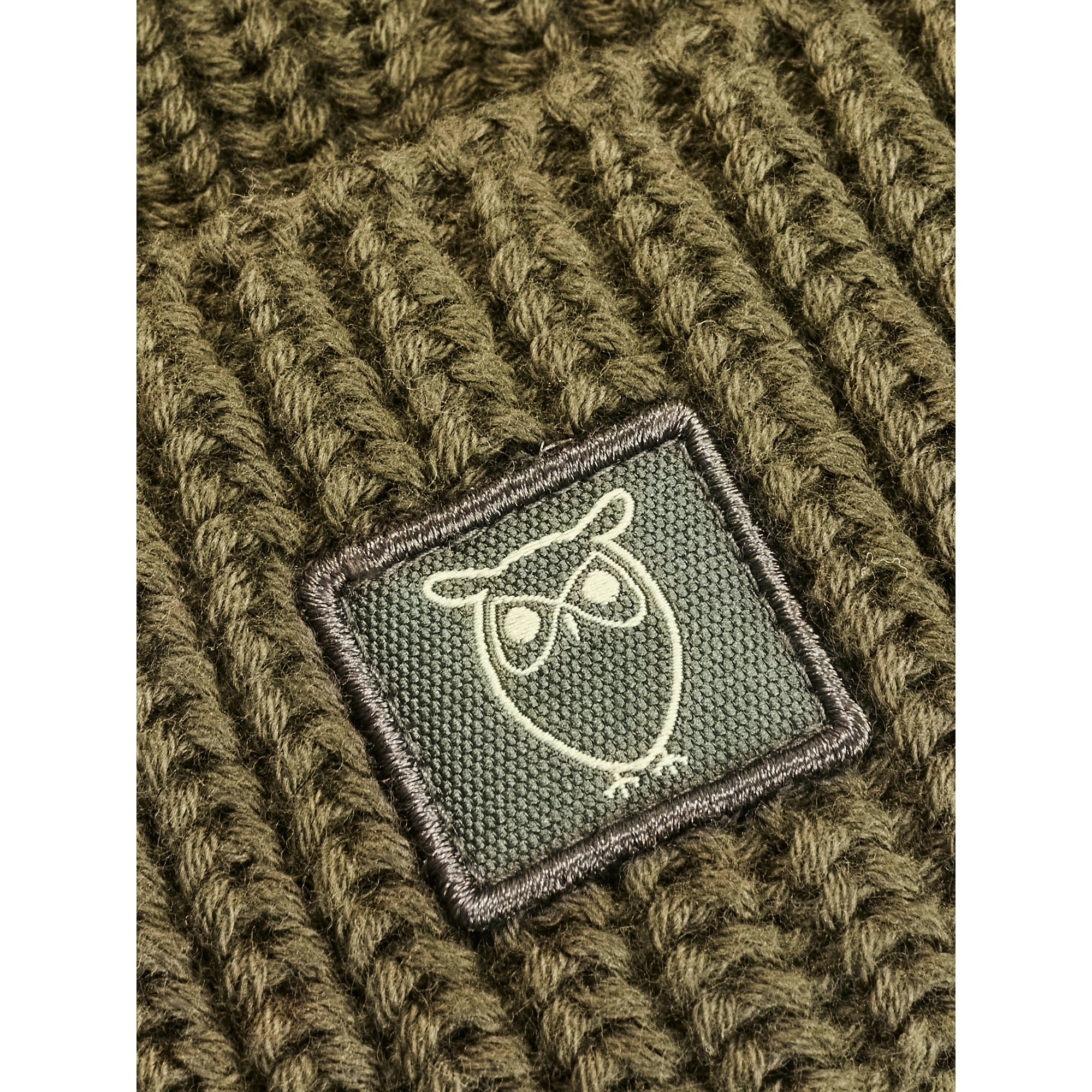 Strickmütze RIB HAT LEAF aus Bio-Baumwolle