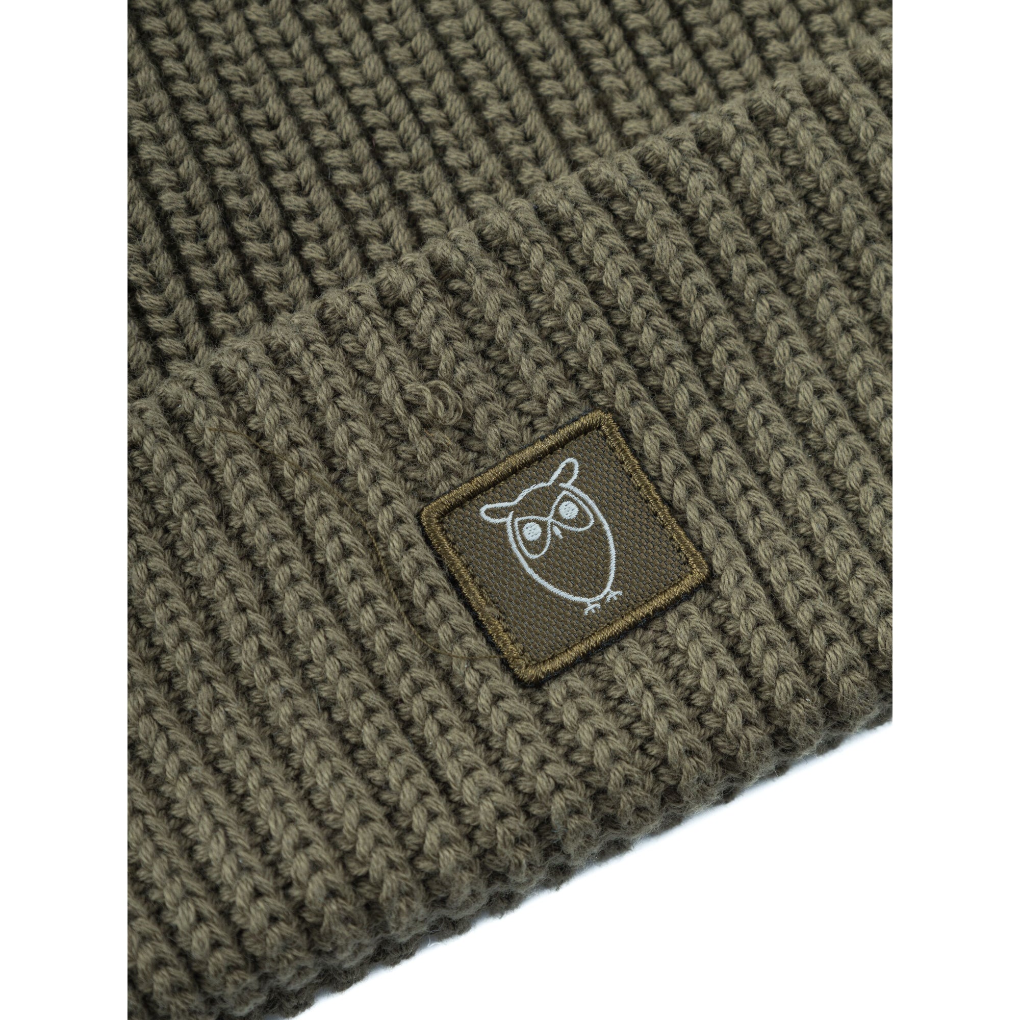 Strickmütze RIB HAT LEAF aus Bio-Baumwolle