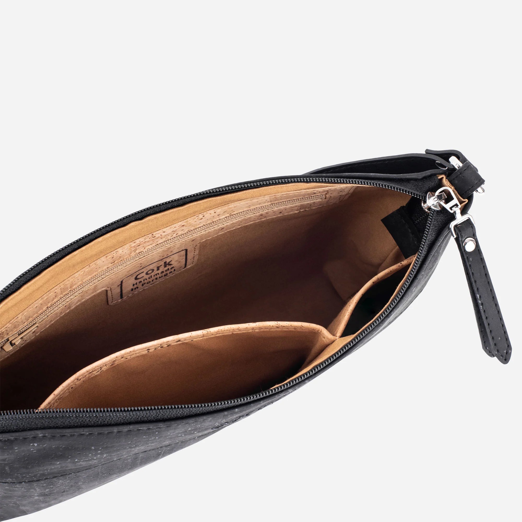 Kork Umhängetasche BLACK mit verstellbarem Gurt
