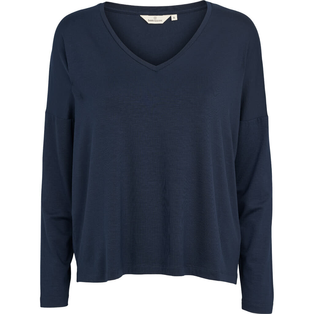 Langarmshirt V-Neck JOLINE aus Tencel™