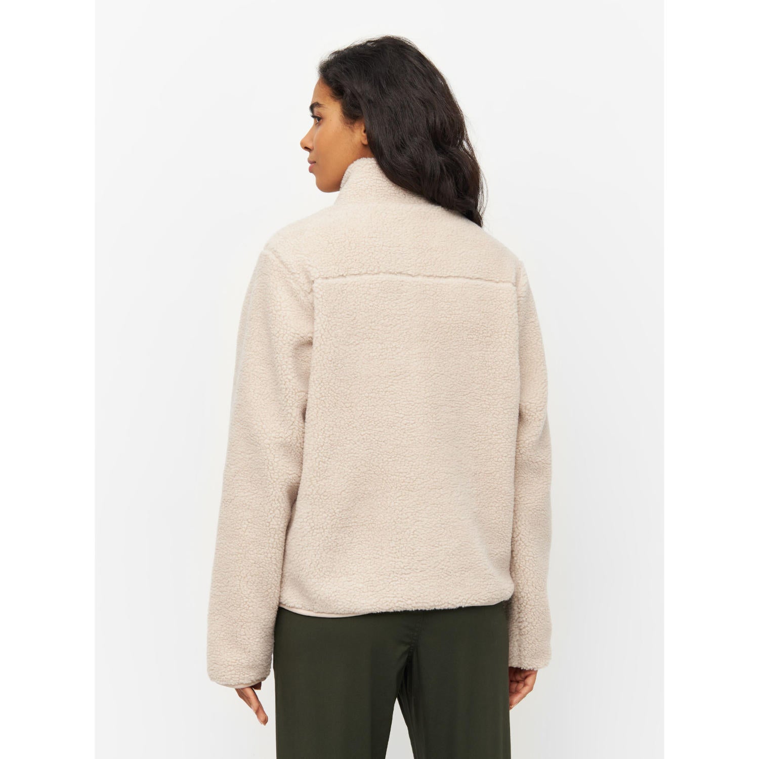 Teddyfleece Jacke HIGH NECK aus recyceltem Polyester