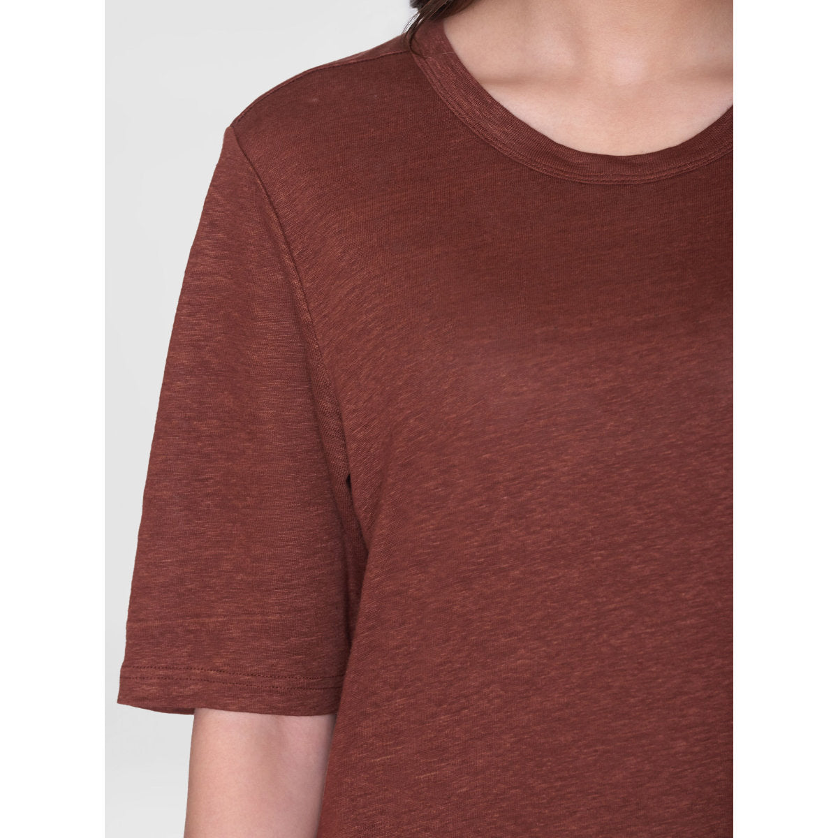 Leinenkleid SHORT SLEEVED aus Bio-Leinen