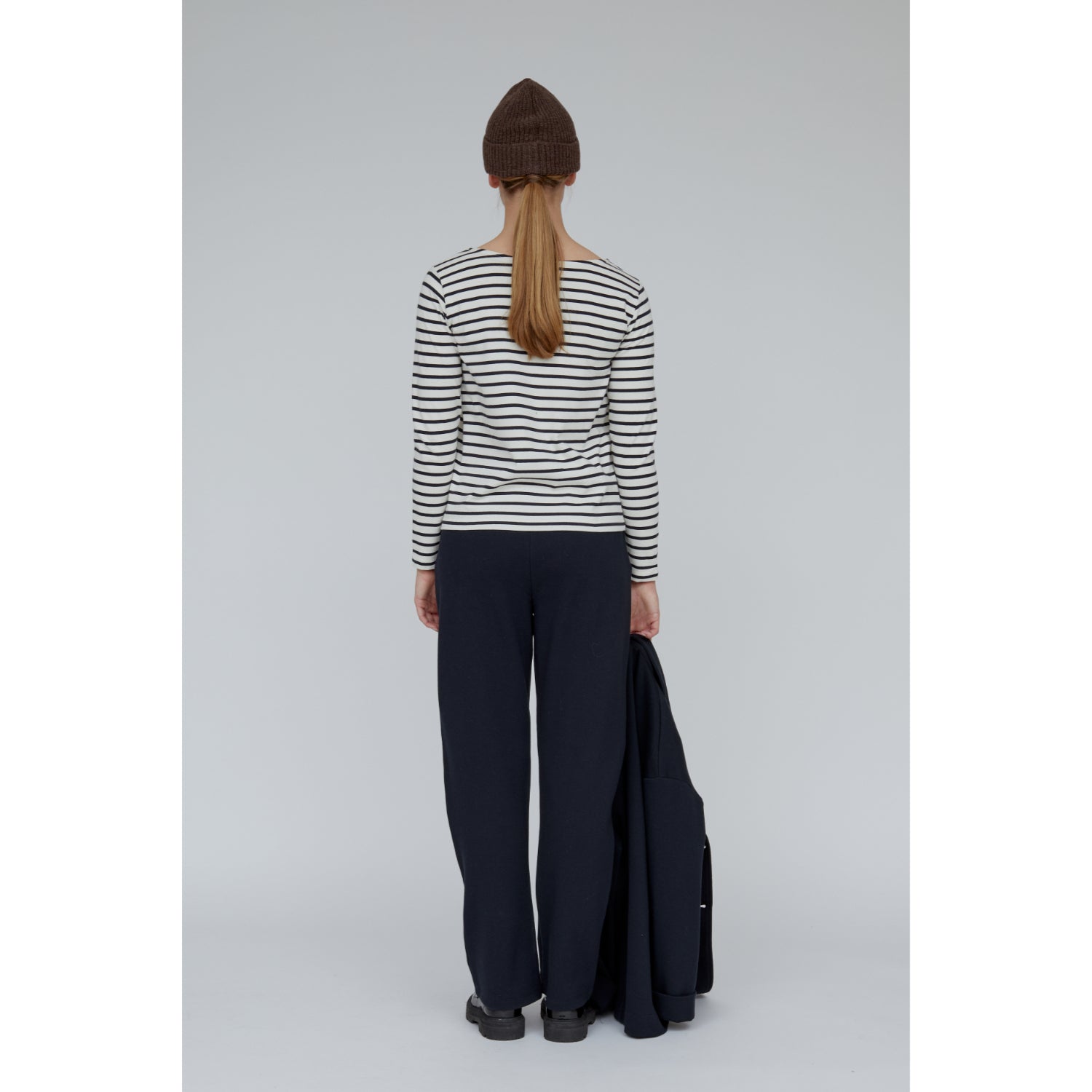 Gestreiftes Langarmshirt BRETON aus Bio-Baumwolle